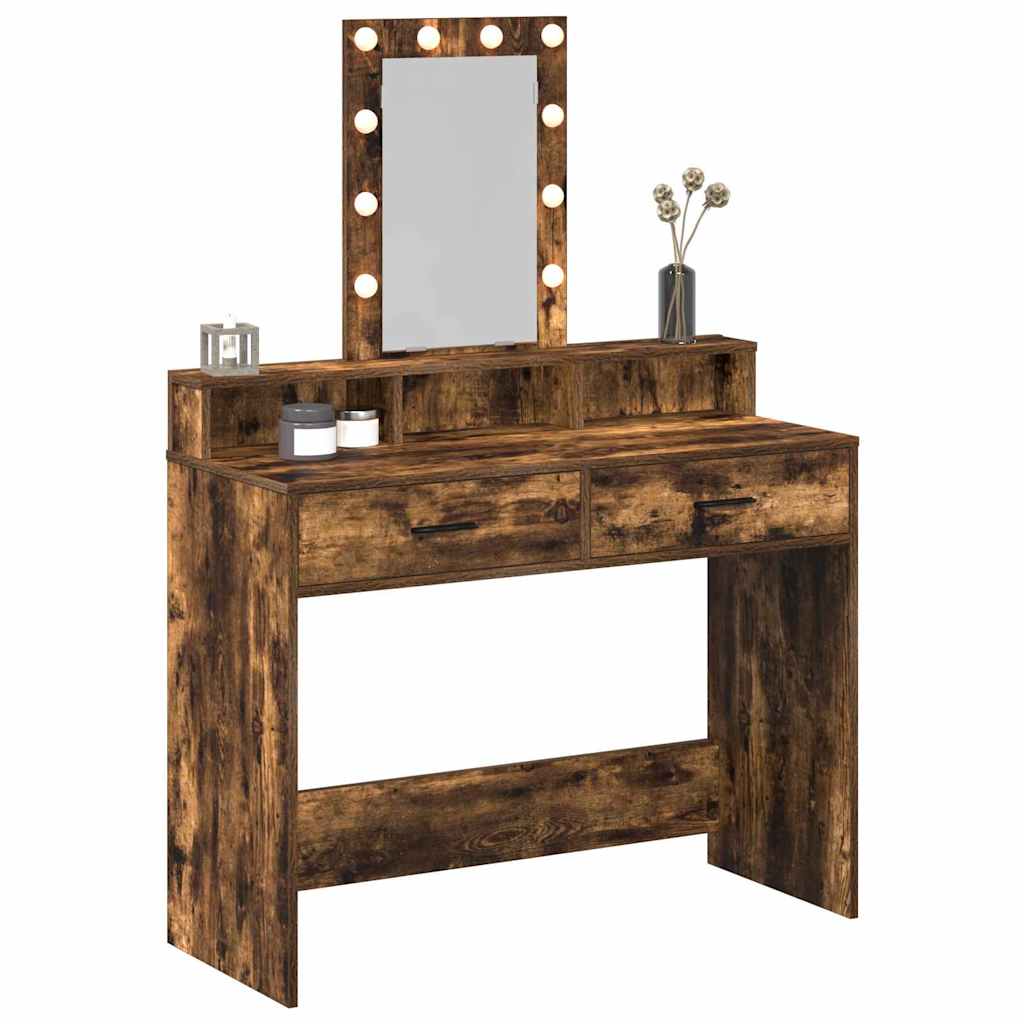 Dressing Table Brown 100 x 41 x 140 cm Engineered Wood