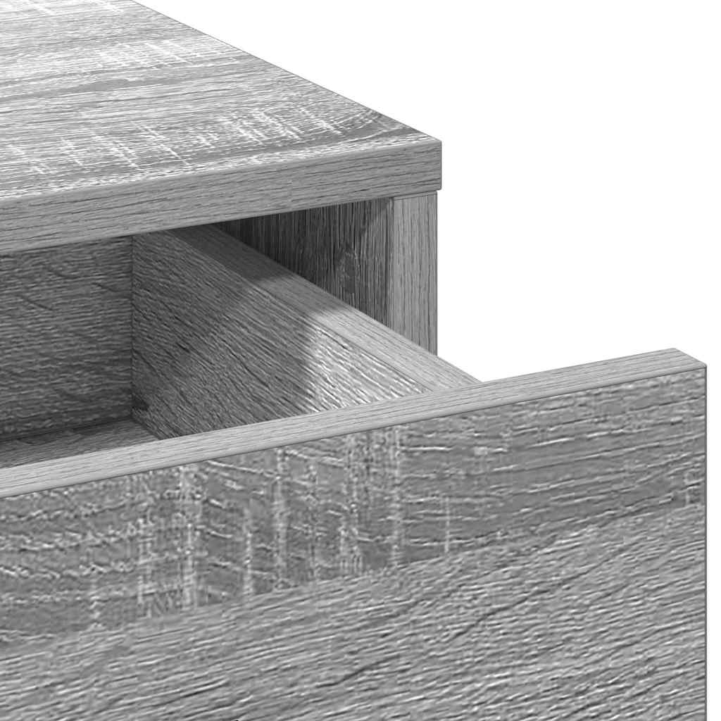 Dressing Table Grey 100 x 41 x 140 cm Engineered Wood