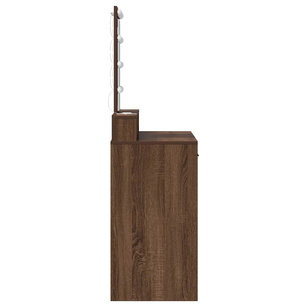 Dressing Table Brown 100 x 41 x 140 cm Engineered Wood
