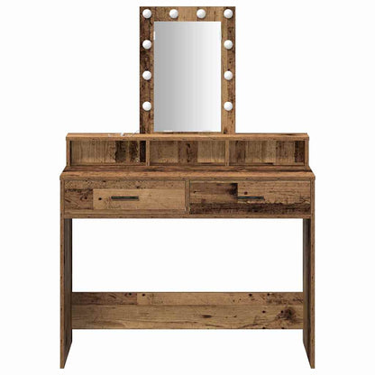 Dressing Table Brown 100 x 41 x 140 cm Engineered Wood