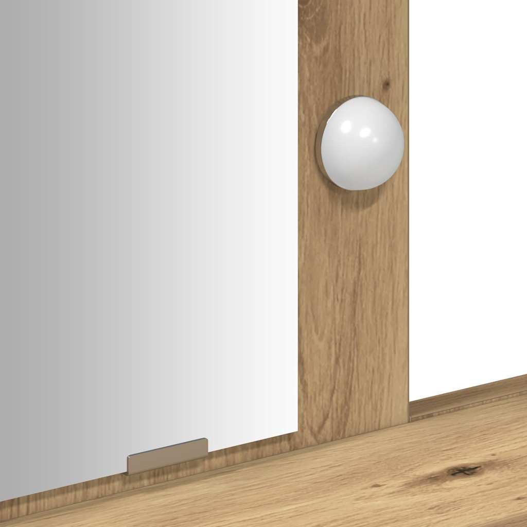 Dressing Table Brown 100 x 41 x 140 cm Engineered Wood