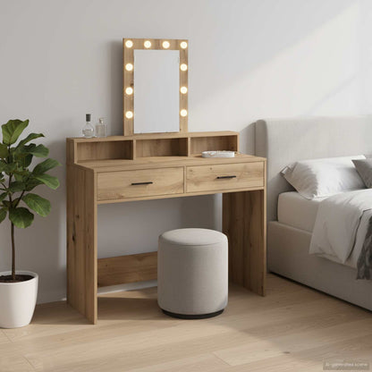 Dressing Table Brown 100 x 41 x 140 cm Engineered Wood