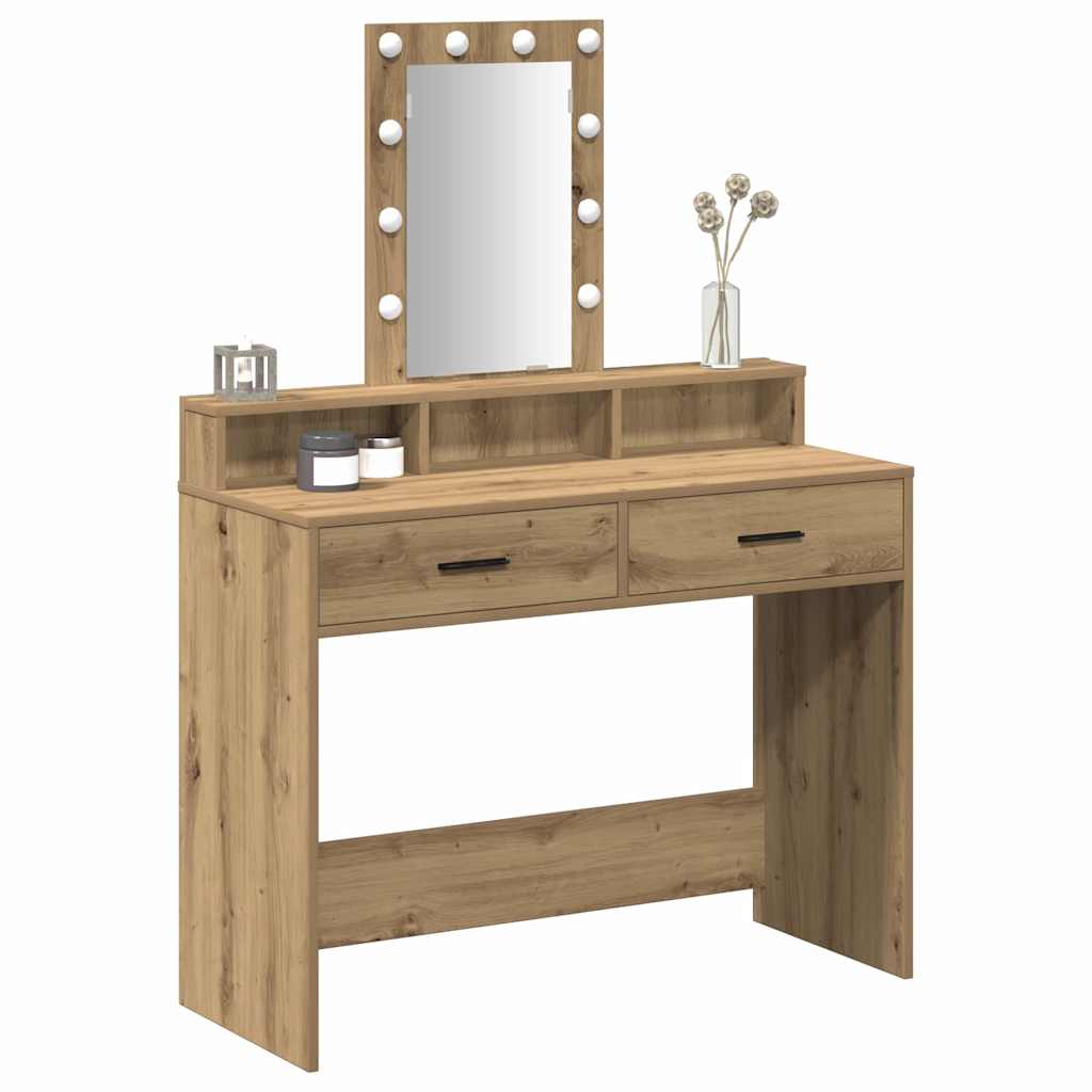 Dressing Table Brown 100 x 41 x 140 cm Engineered Wood
