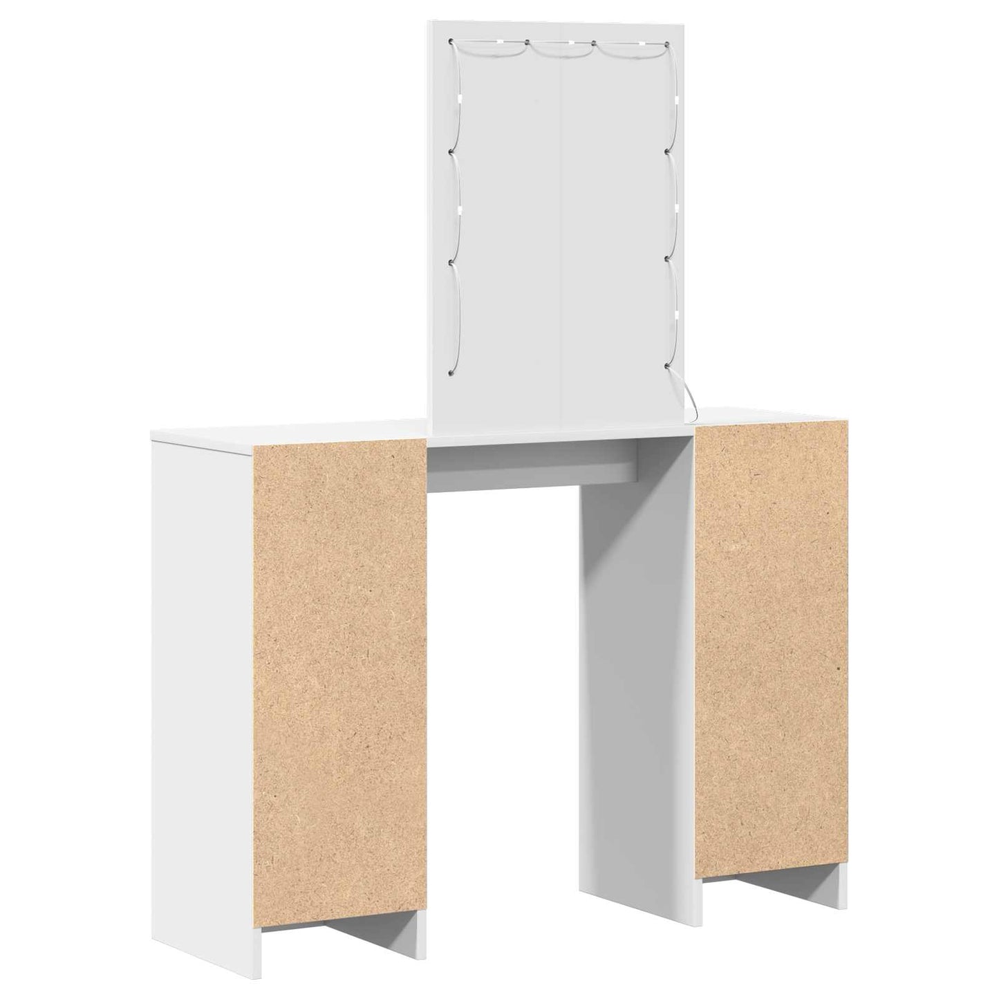 Dressing Table White 102 x 33 x 135 cm Engineered Wood