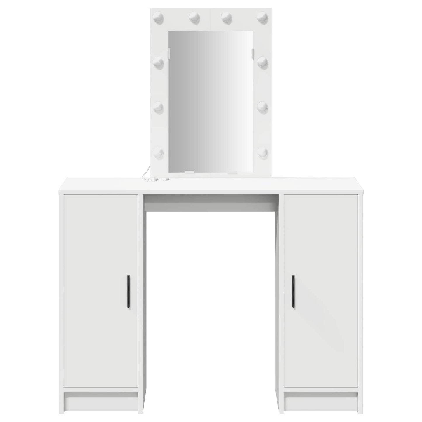 Dressing Table White 102 x 33 x 135 cm Engineered Wood