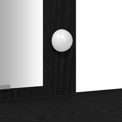 Dressing Table Black 102 x 33 x 135 cm Engineered Wood