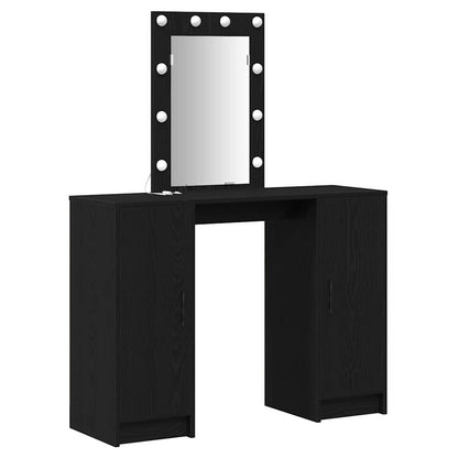 Dressing Table Black 102 x 33 x 135 cm Engineered Wood