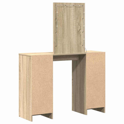 Dressing Table Brown 102 x 33 x 135 cm Engineered Wood