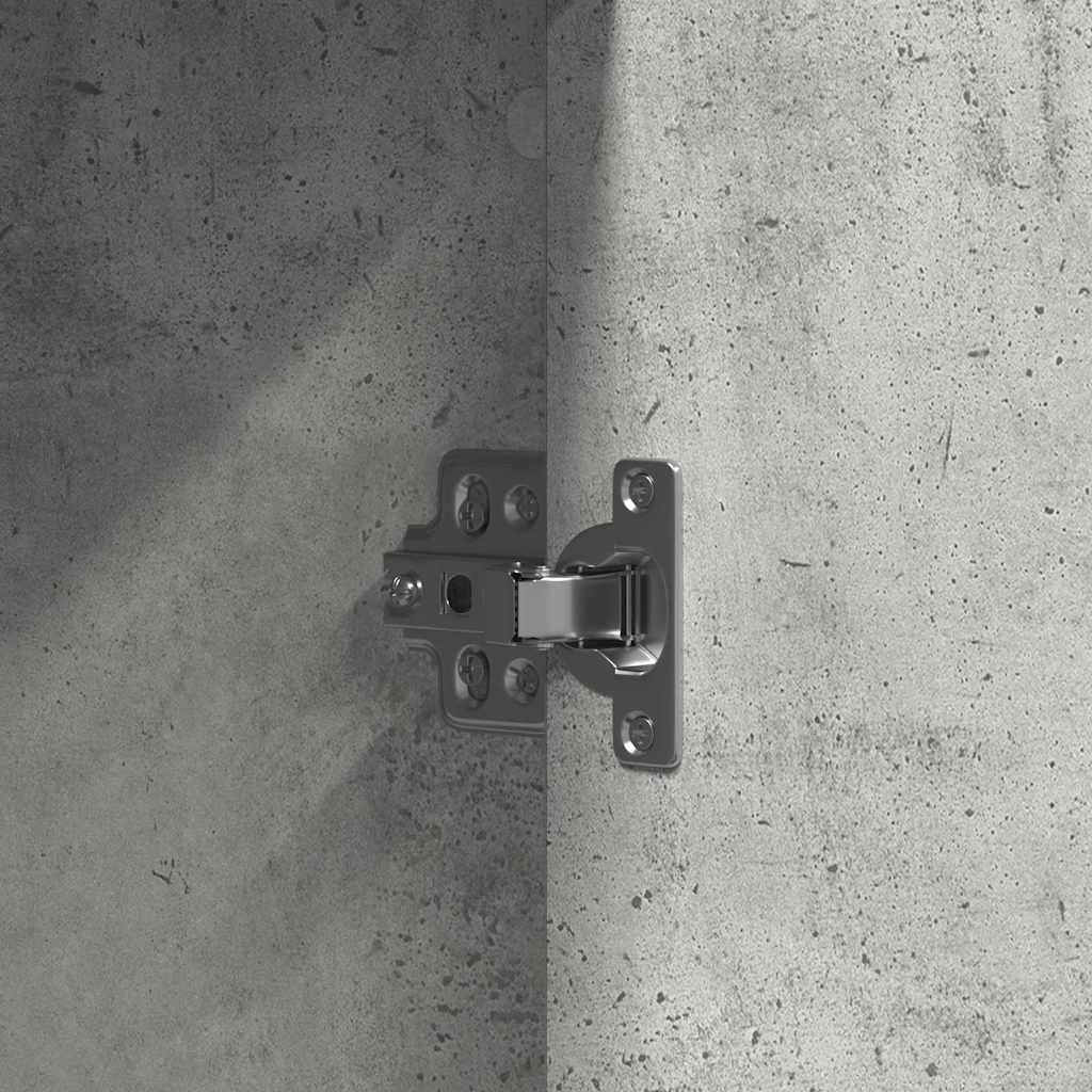 Dressing Table Light Grey 102 x 33 x 135 cm Engineered Wood