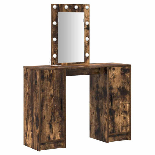 Dressing Table Brown 102 x 33 x 135 cm Engineered Wood
