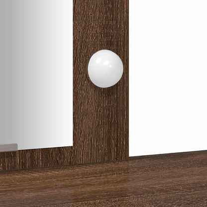 Dressing Table Brown 102 x 33 x 135 cm Engineered Wood