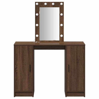 Dressing Table Brown 102 x 33 x 135 cm Engineered Wood