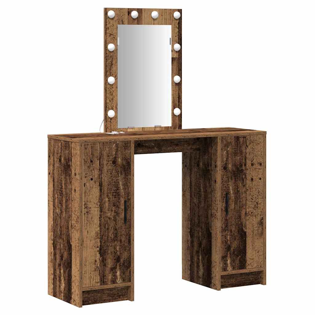 Dressing Table Brown 102 x 33 x 135 cm Engineered Wood