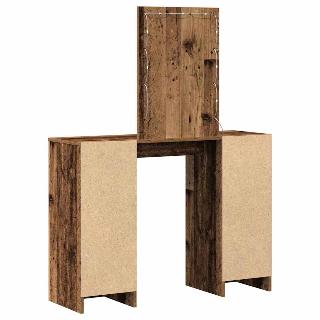 Dressing Table Brown 102 x 33 x 135 cm Engineered Wood
