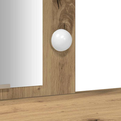 Dressing Table Brown 102 x 33 x 135 cm Engineered Wood