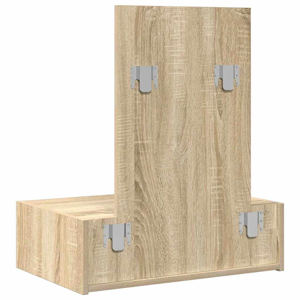 Dressing Table Brown 60 x 40 x 70 cm Engineered Wood