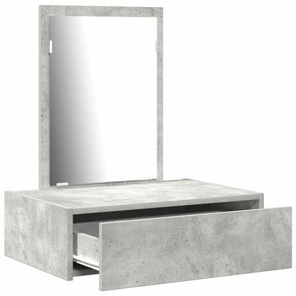 Dressing Table with Drawer Grey 60 x 40 x 70 cm Engineered Wood
