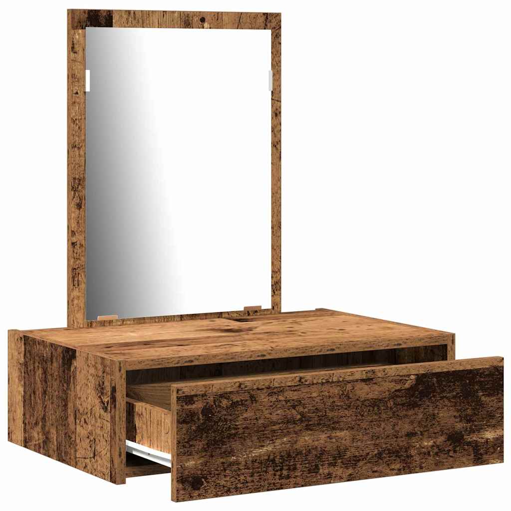 Dressing Table Brown 60 x 40 x 70 cm Engineered Wood