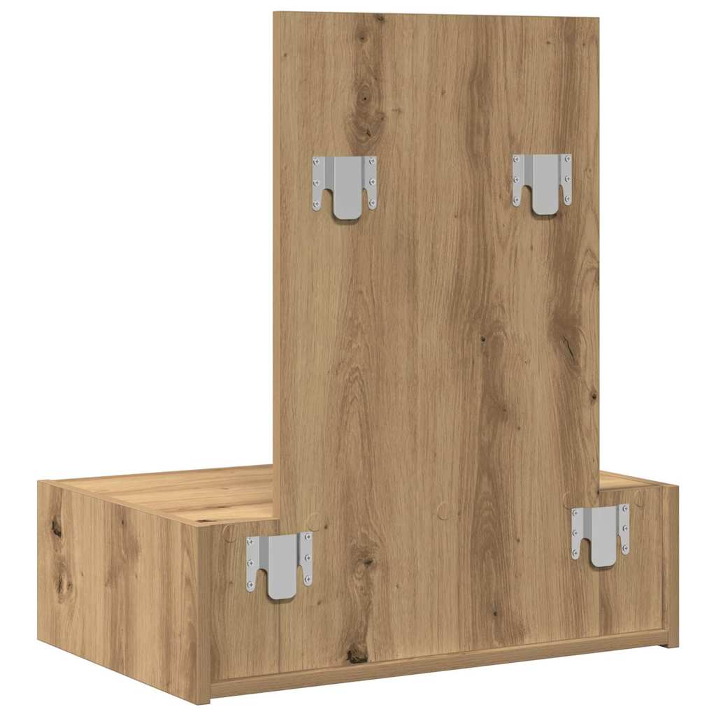 Dressing Table Brown 60 x 40 x 70 cm Engineered Wood