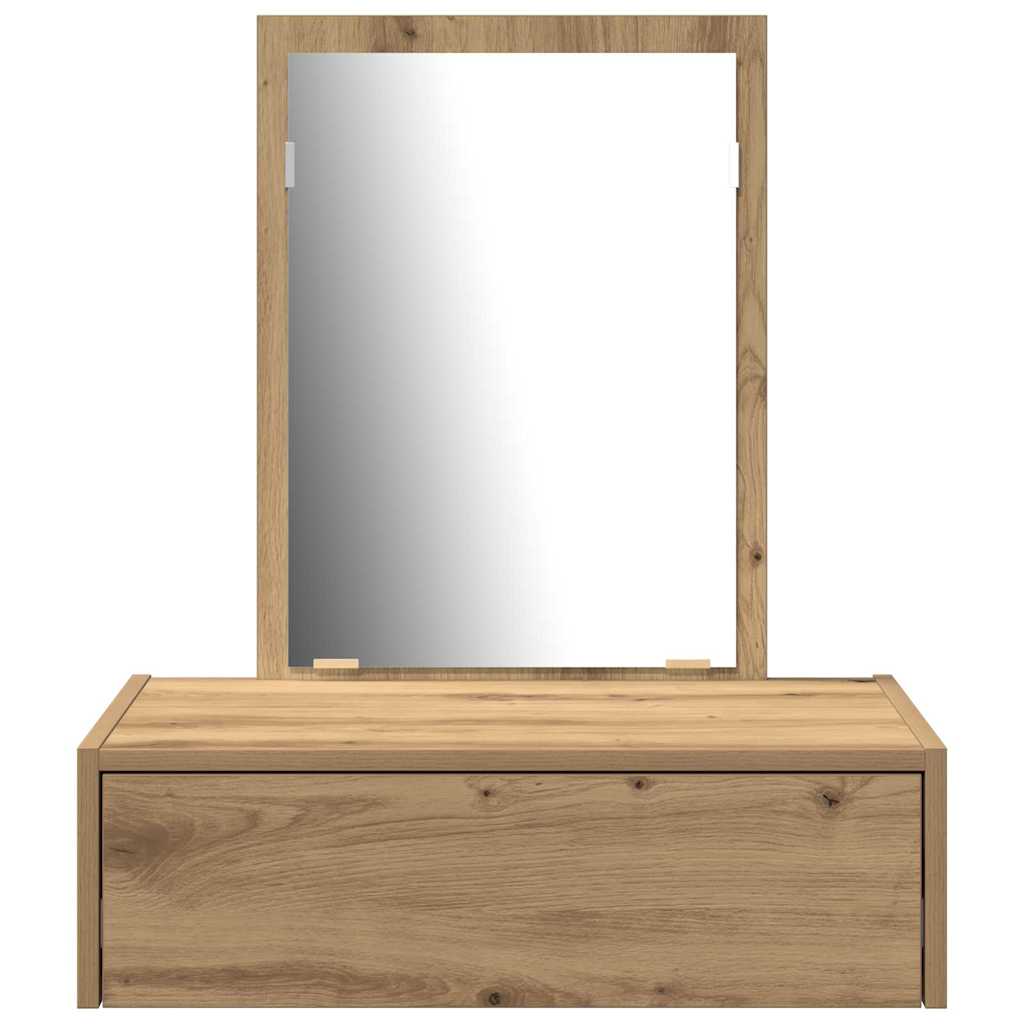 Dressing Table Brown 60 x 40 x 70 cm Engineered Wood