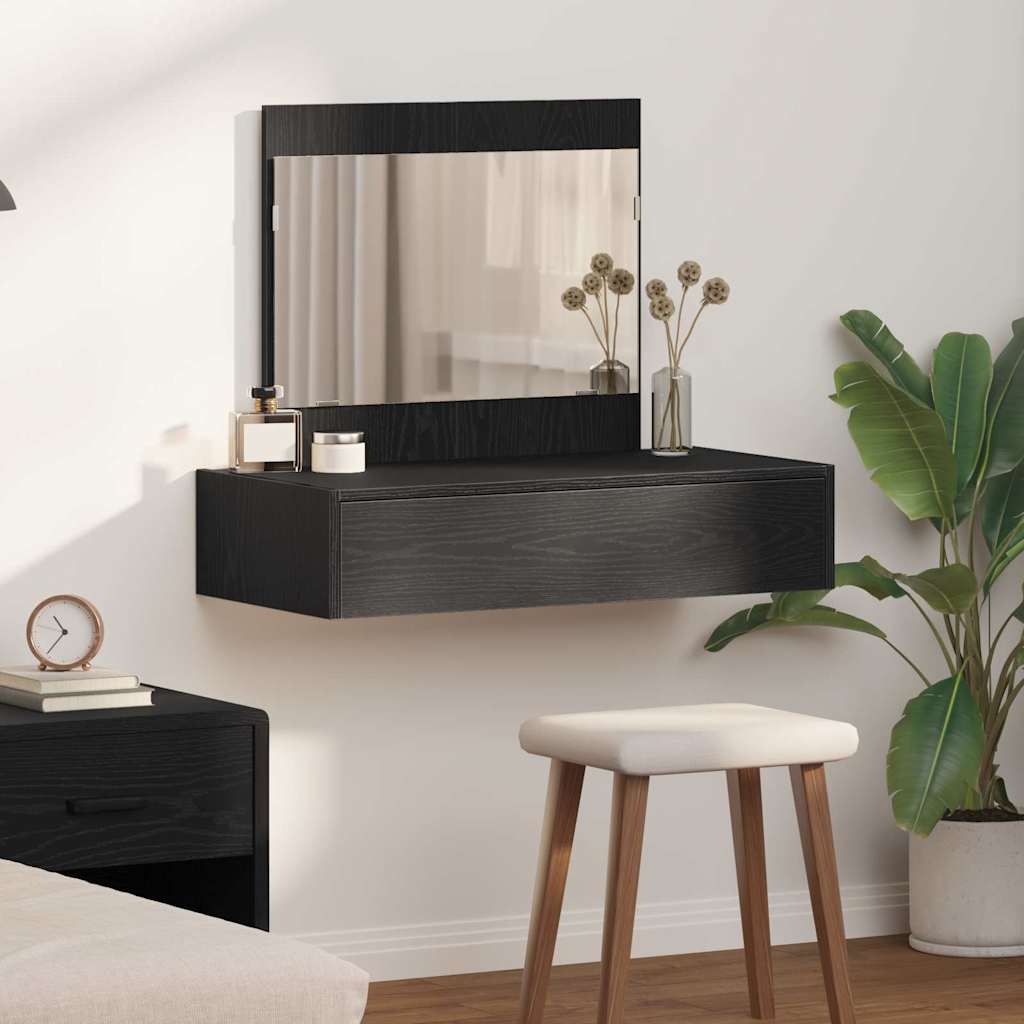 Dressing Table Black 83 x 40 x 70 cm Engineered Wood