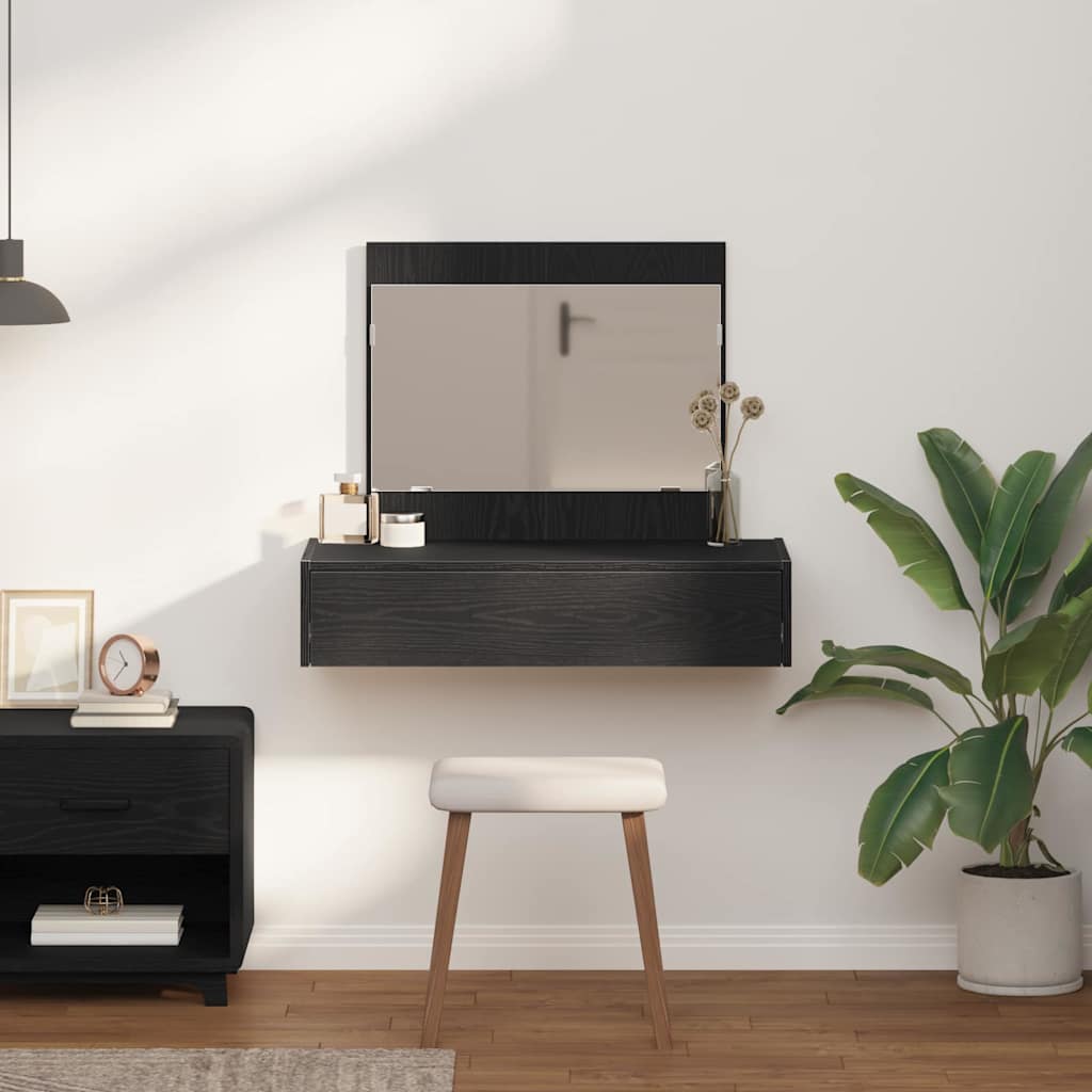 Dressing Table Black 83 x 40 x 70 cm Engineered Wood