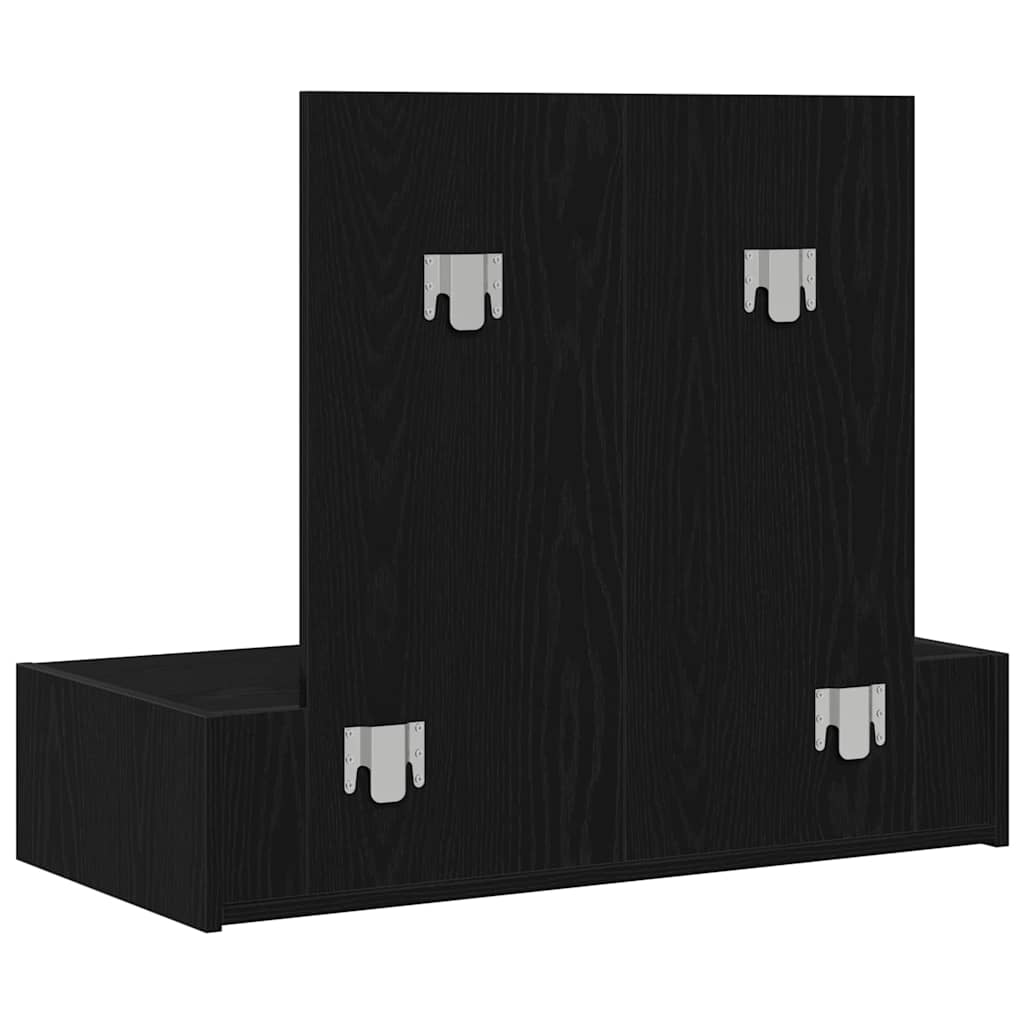 Dressing Table Black 83 x 40 x 70 cm Engineered Wood