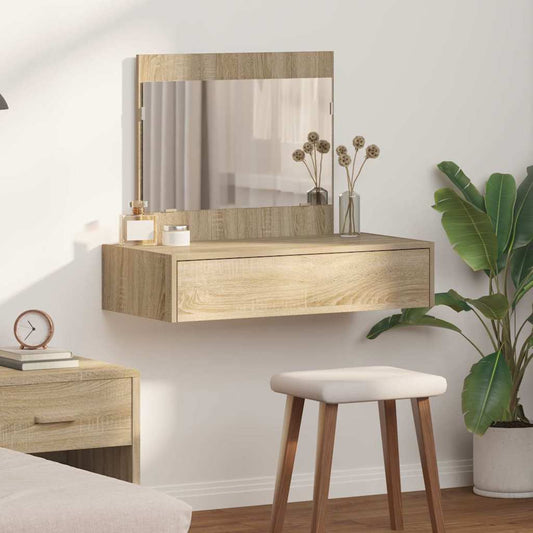 Dressing Table Brown 83 x 40 x 70 cm Engineered Wood