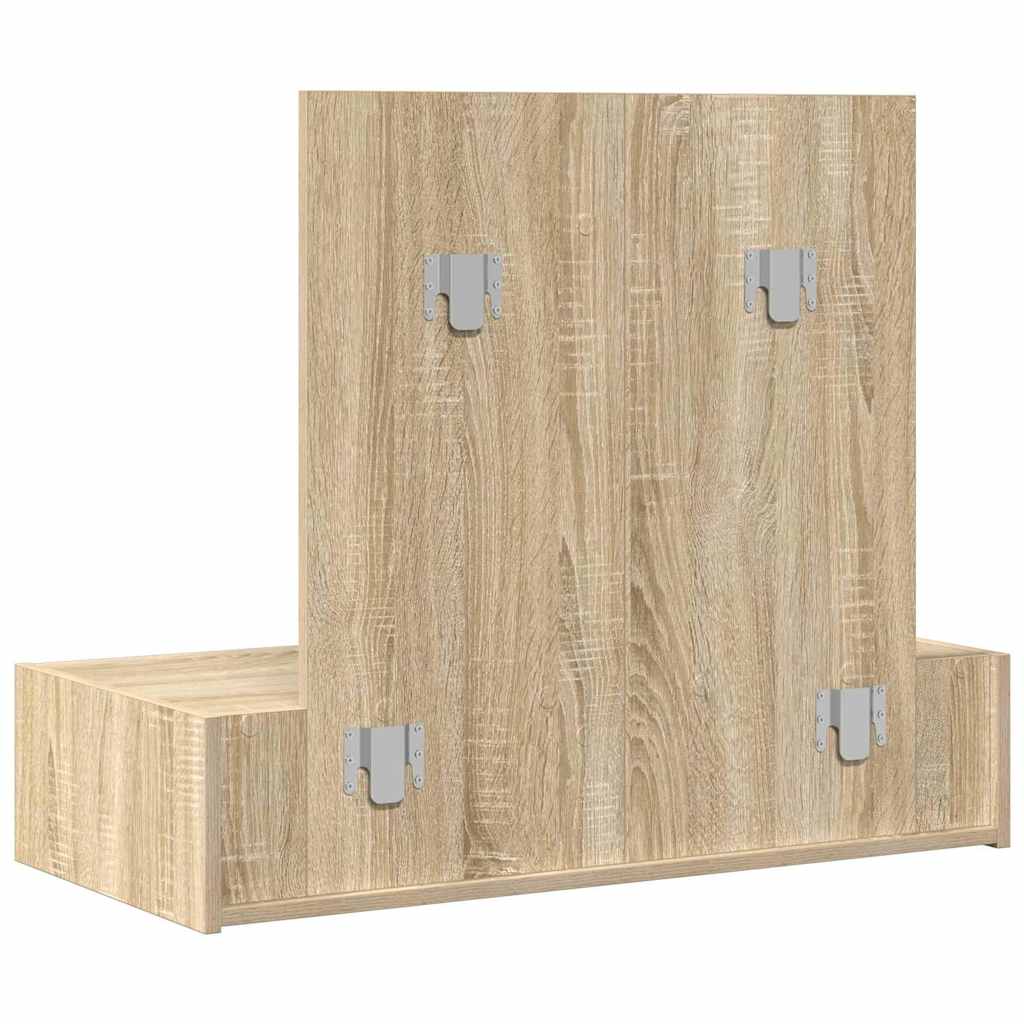Dressing Table Brown 83 x 40 x 70 cm Engineered Wood
