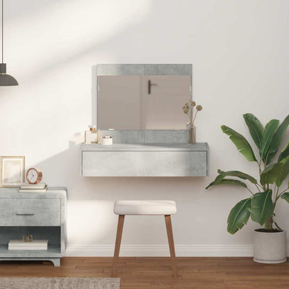 Dressing Table with Drawer Grey 83 x 40 x 70 cm Engineered Wood