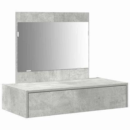 Dressing Table with Drawer Grey 83 x 40 x 70 cm Engineered Wood