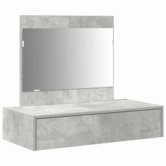 Dressing Table with Drawer Grey 83 x 40 x 70 cm Engineered Wood