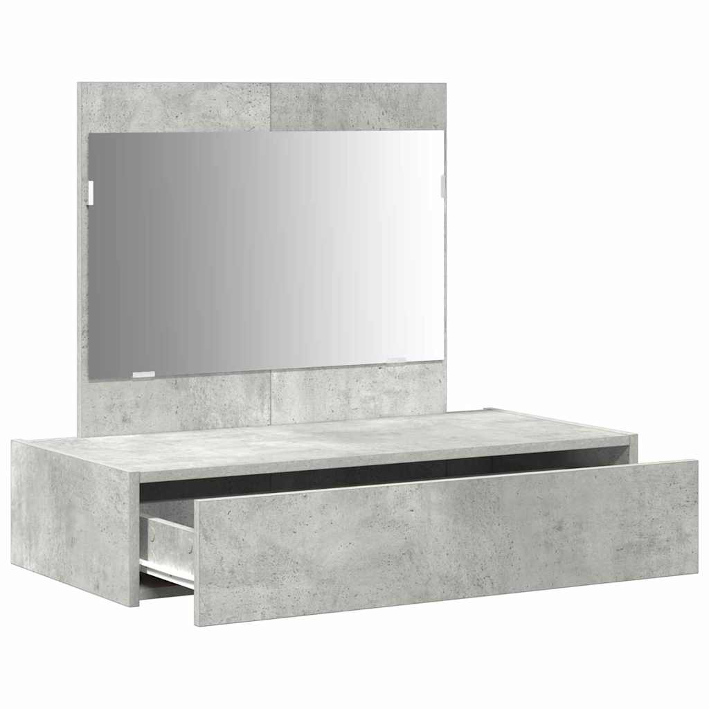Dressing Table with Drawer Grey 83 x 40 x 70 cm Engineered Wood