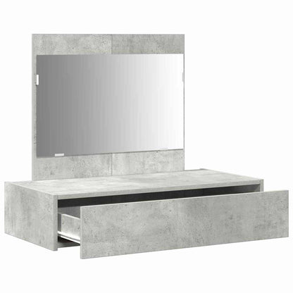 Dressing Table with Drawer Grey 83 x 40 x 70 cm Engineered Wood