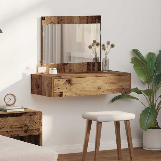 Dressing Table Brown 83 x 40 x 70 cm Engineered Wood
