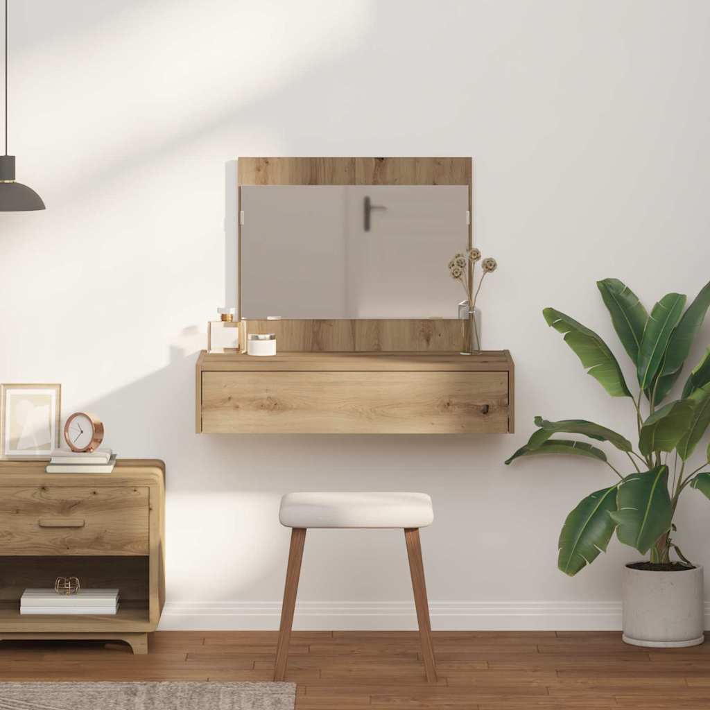 Dressing Table Brown 83 x 40 x 70 cm Engineered Wood