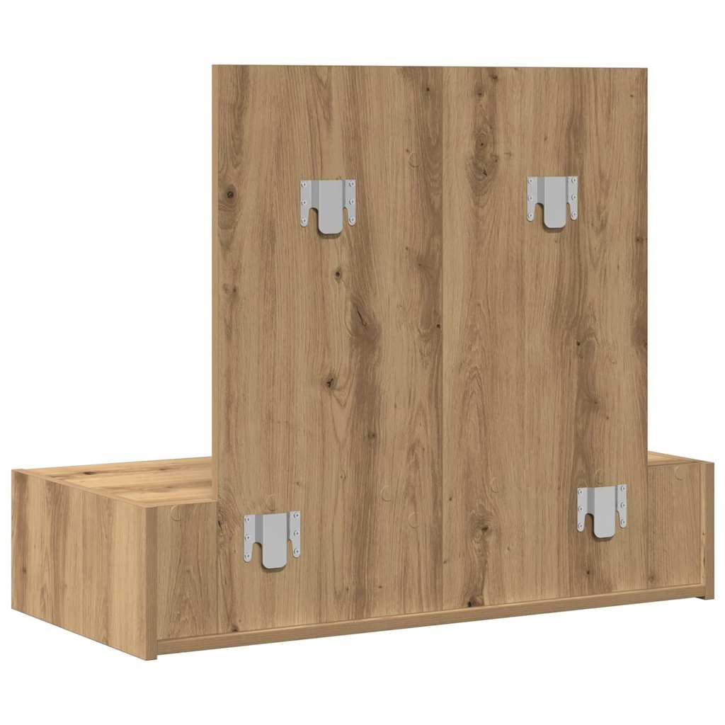 Dressing Table Brown 83 x 40 x 70 cm Engineered Wood