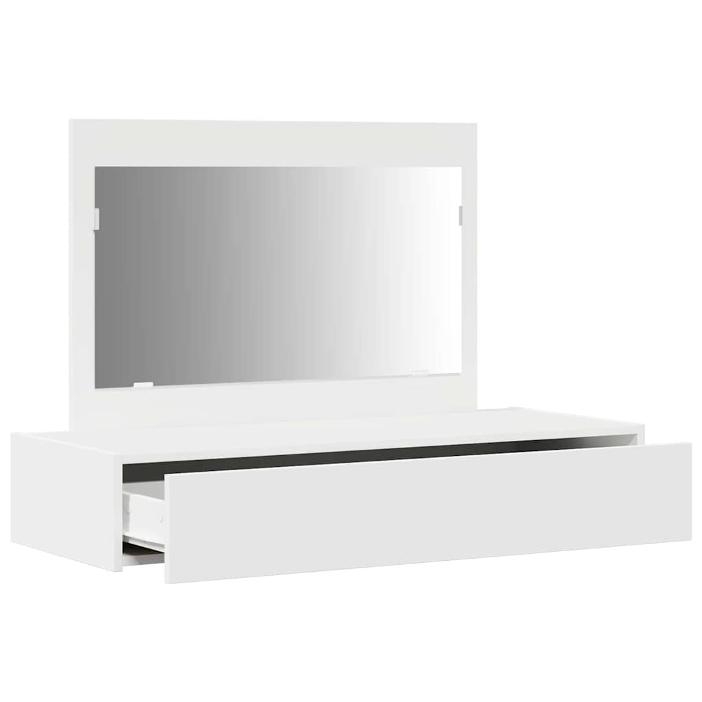 Dressing Table White 100 x 40 x 70 cm Engineered Wood