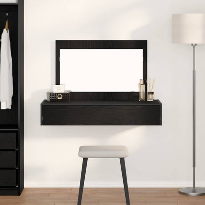 Dressing Table Black 100 x 40 x 70 cm Engineered Wood
