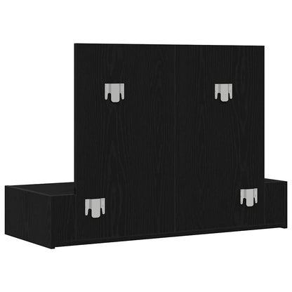 Dressing Table Black 100 x 40 x 70 cm Engineered Wood