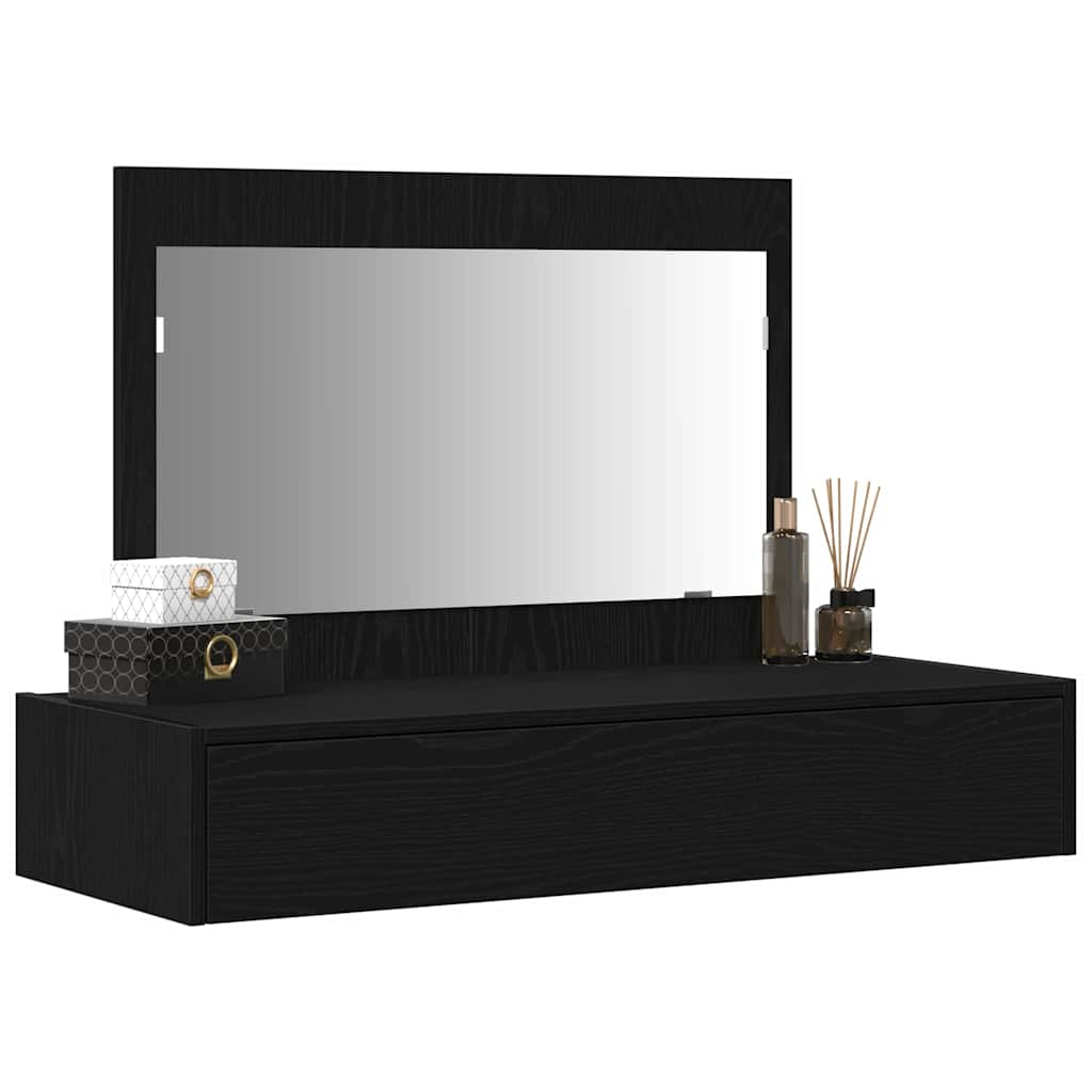 Dressing Table Black 100 x 40 x 70 cm Engineered Wood