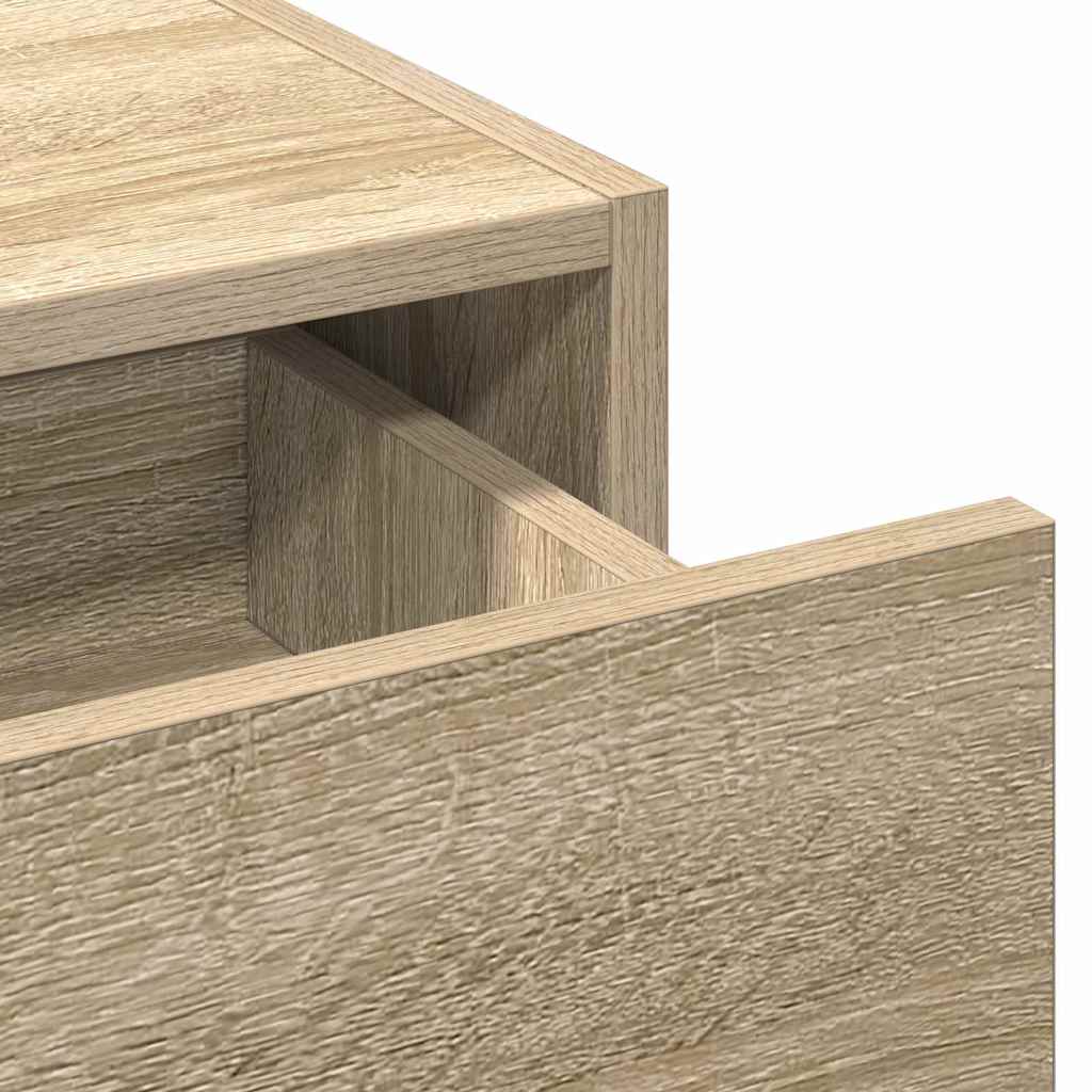 Dressing Table Brown 100 x 40 x 70 cm Engineered Wood
