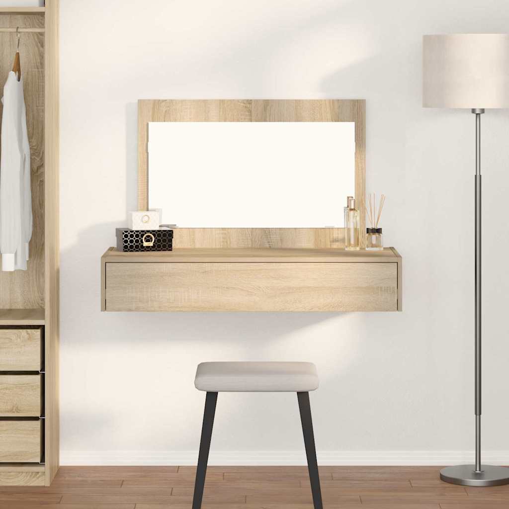 Dressing Table Brown 100 x 40 x 70 cm Engineered Wood
