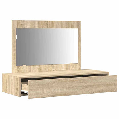 Dressing Table Brown 100 x 40 x 70 cm Engineered Wood