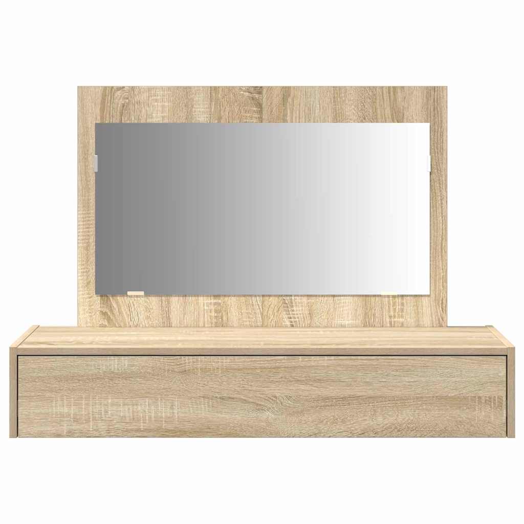Dressing Table Brown 100 x 40 x 70 cm Engineered Wood