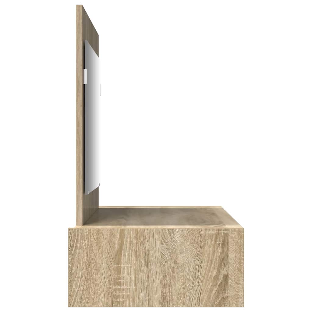 Dressing Table Brown 100 x 40 x 70 cm Engineered Wood