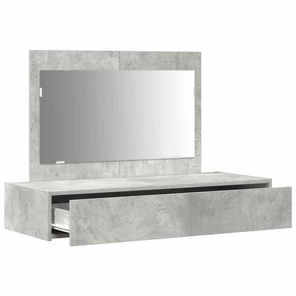 Dressing Table Grey 100 x 40 x 70 cm Engineered Wood