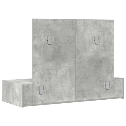 Dressing Table Grey 100 x 40 x 70 cm Engineered Wood