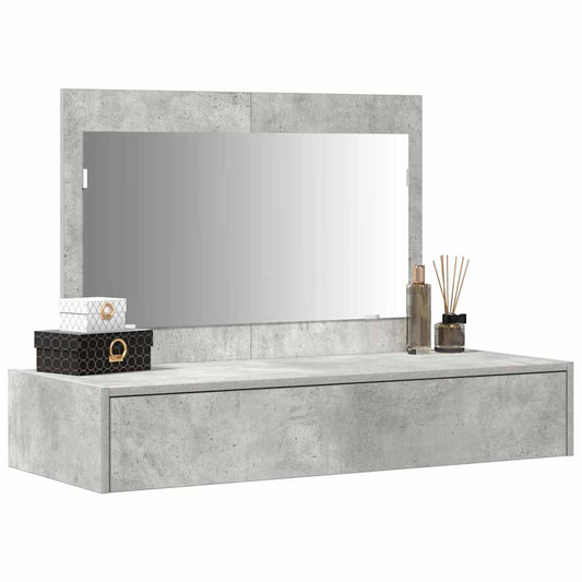 Dressing Table Grey 100 x 40 x 70 cm Engineered Wood