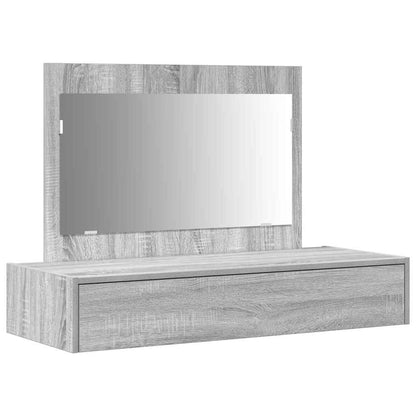 Dressing Table Grey 100 x 40 x 70 cm Engineered Wood